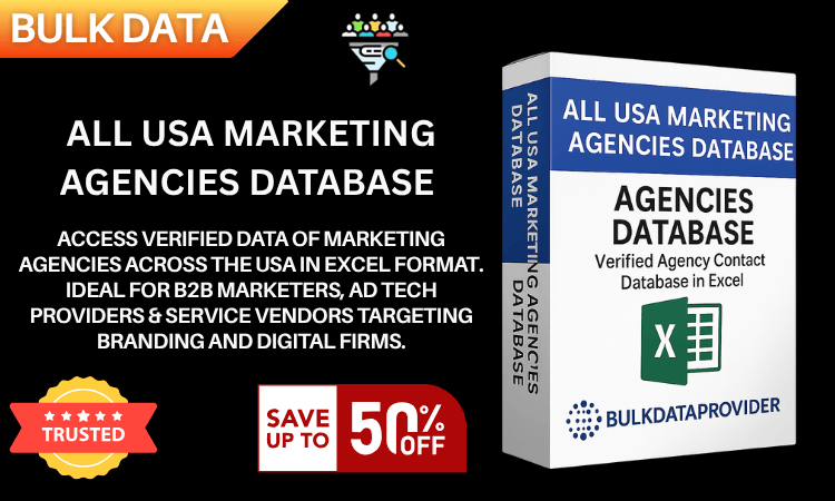 All USA Marketing Agencies Database – Verified Business Leads in Excel