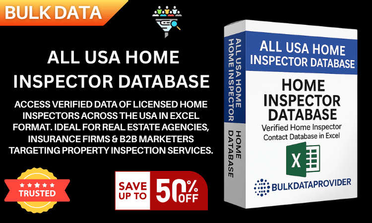 All USA Home Inspector Database – Verified Professional Leads in Excel