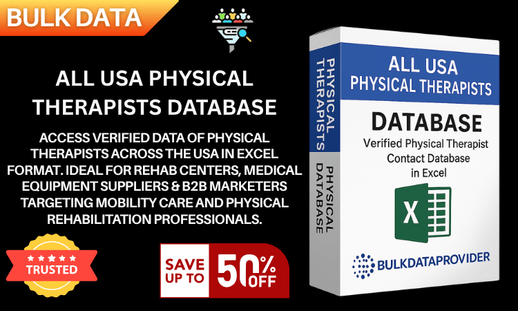 All USA Physical Therapists Database – Verified Healthcare Leads in Excel