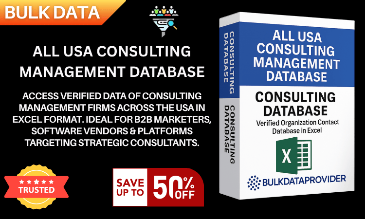 All USA Consulting Management Database – Verified Business Leads in Excel