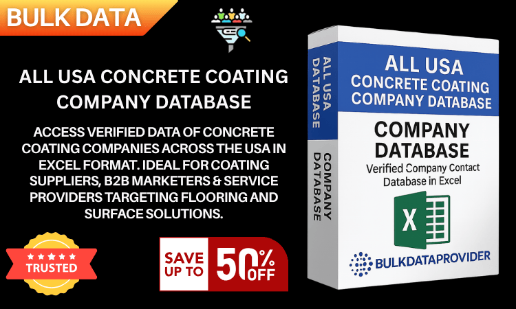 All USA Concrete Coating Company Database – Verified Business Leads in Excel