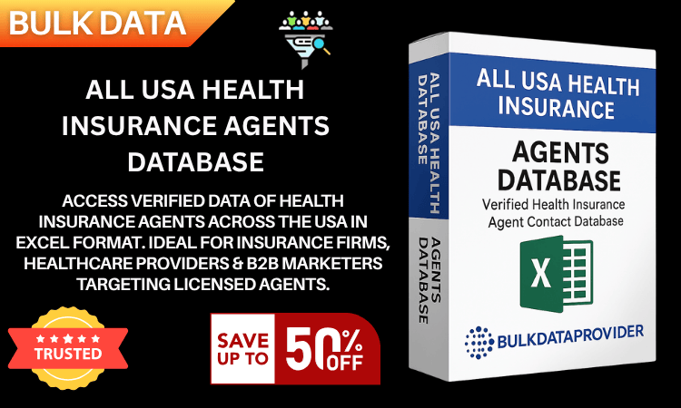All USA Health Insurance Agents Database – Verified Professional Leads in Excel