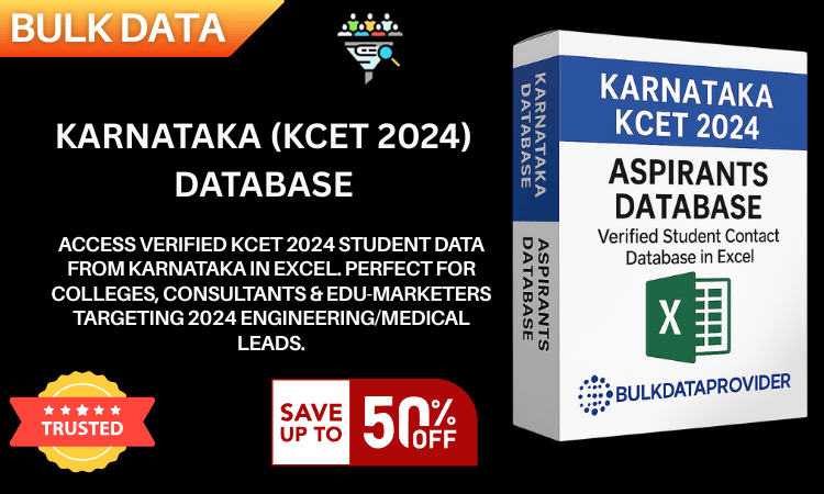 Karnataka KCET 2024 Students Database – Verified Student Leads in Excel