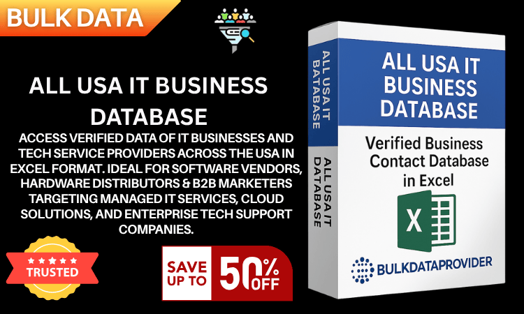 All USA IT Business Database – Verified Technology Service Provider Leads in Excel