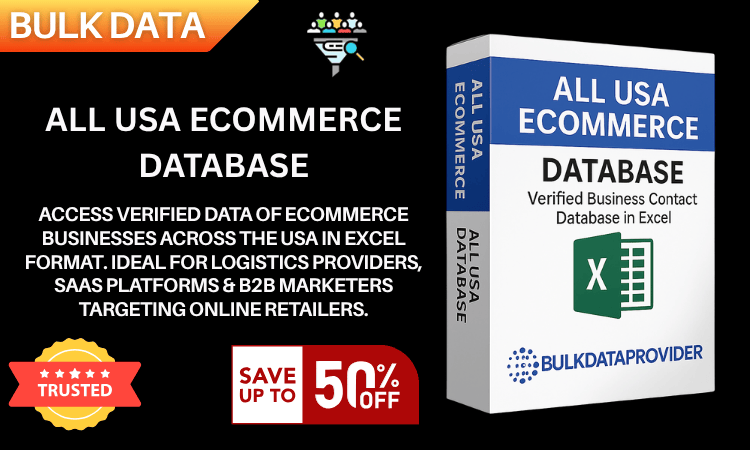 All USA eCommerce Database – Verified Online Business Leads in Excel