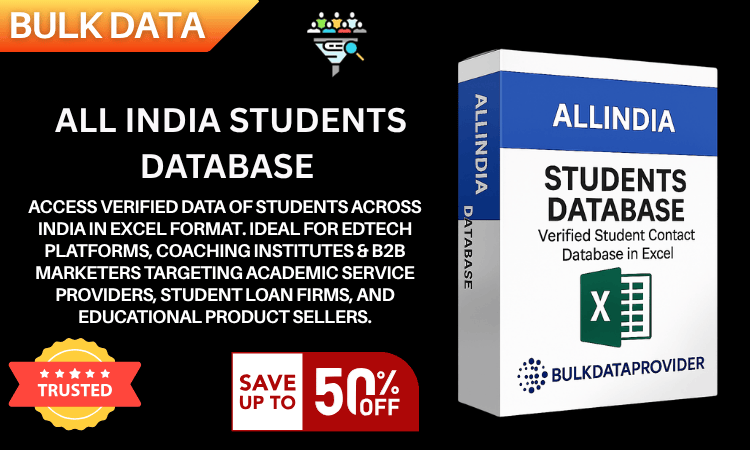 All India Students Database – Verified Contact Directory in Excel