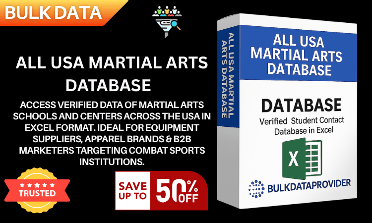 All USA Martial Arts Database – Verified Training Center Leads in Excel