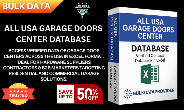 All USA Garage Doors Center Database – Verified Business Leads in Excel