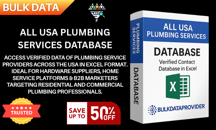 All USA Plumbing Services Database – Verified Contractor Leads in Excel