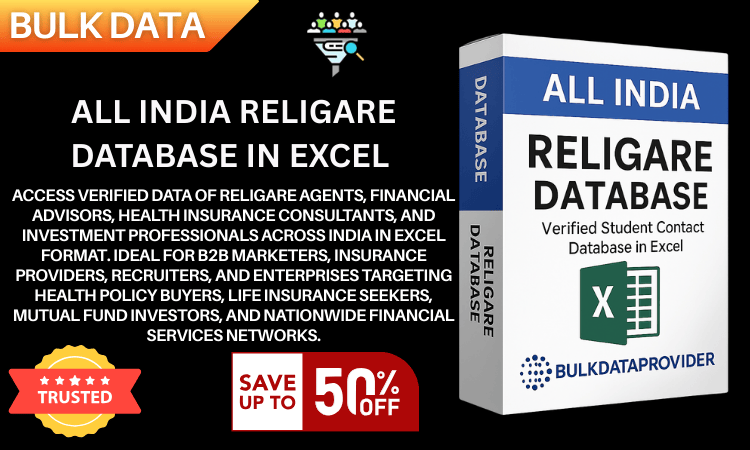 All India Religare Database in Excel – Verified Insurance & Financial Services Professionals Data