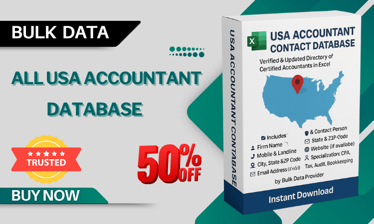 All USA Accountant Database – Verified & Updated Contact Directory in Excel