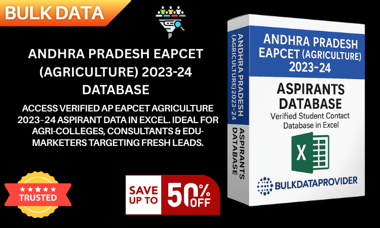 Andhra Pradesh EAPCET (Agriculture) 2023–24 Database – Verified Student Leads in Excel