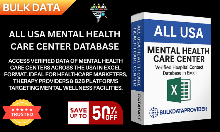 All USA Mental Health Care Center Database – Verified Medical Leads in Excel