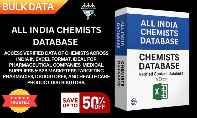 All India Chemists Database – Verified Pharmacy & Medical Store Leads in Excel