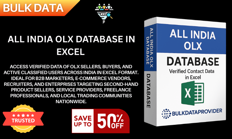 All India OLX Database in Excel – Verified Classified Users & Sellers Data