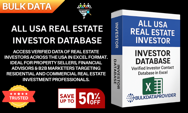 All USA Real Estate Investor Database – Verified Investment Leads in Excel
