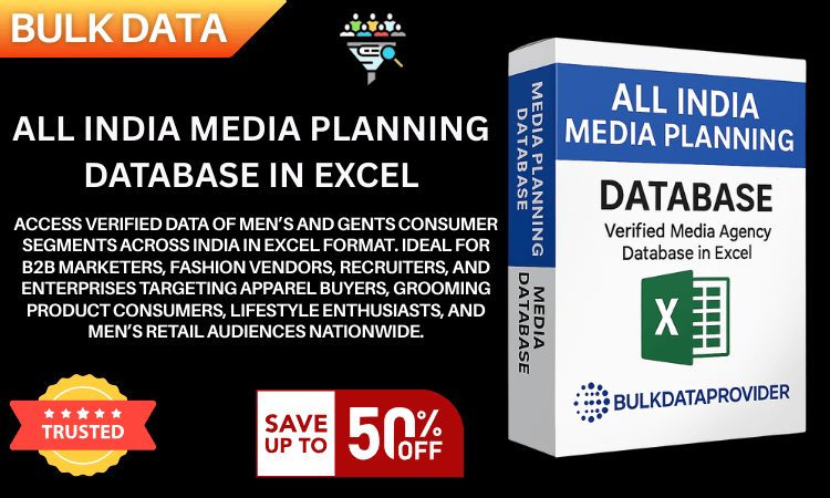 All India Media Planning Database in Excel – Verified Media Businesses Data