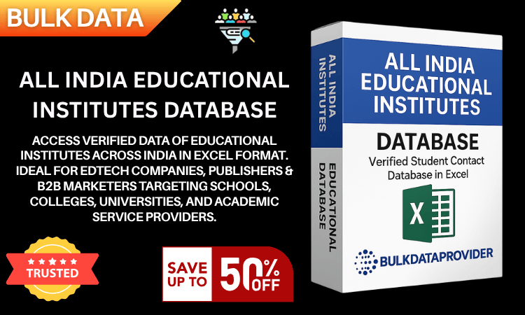 All India Educational Institutes Database – Verified Schools, Colleges & Universities in Excel