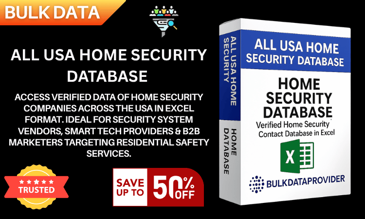 All USA Home Security Database – Verified Service Provider Leads in Excel