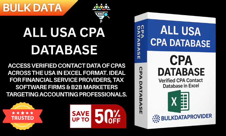 All USA CPA Database – Verified Certified Public Accountant Leads in Excel