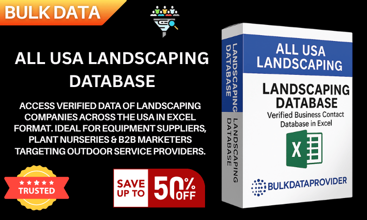 All USA Landscaping Database – Verified Business Leads in Excel