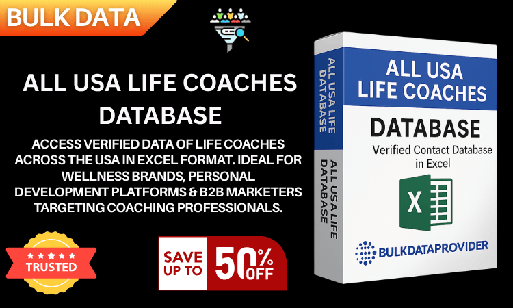 All USA Life Coaches Database – Verified Professional Leads in Excel