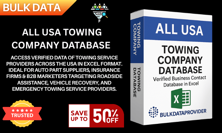 All USA Towing Company Database – Verified Operator Leads in Excel