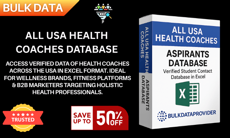 All USA Health Coaches Database – Verified Professional Leads in Excel