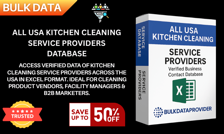 All USA Kitchen Cleaning Service Providers Database – Verified Business Leads in Excel