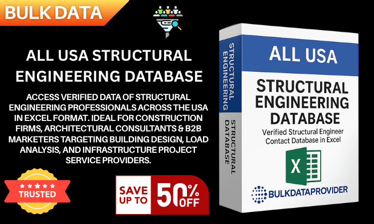 All USA Structural Engineering Database – Verified Consultant Leads in Excel