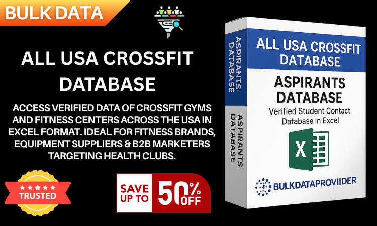 All USA CrossFit Database – Verified Fitness Center Leads in Excel