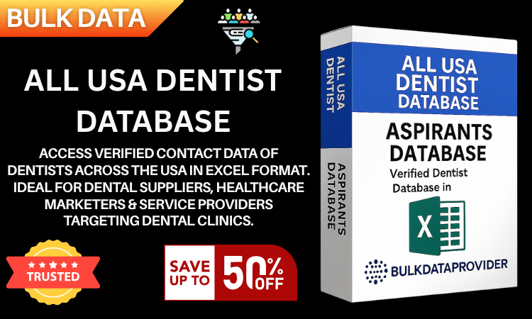 All USA Dentist Database – Verified Dental Professional Leads in Excel