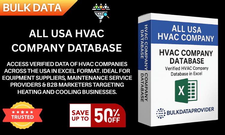 All USA HVAC Company Database – Verified Business Leads in Excel