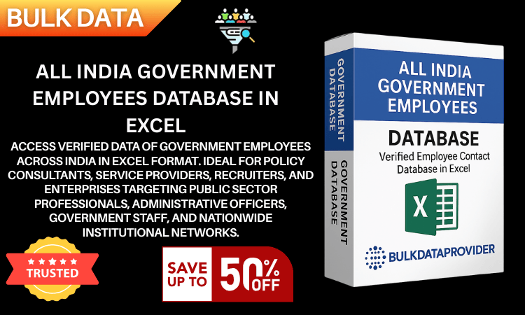 All India Government Employees Database in Excel – Verified Public Sector Data
