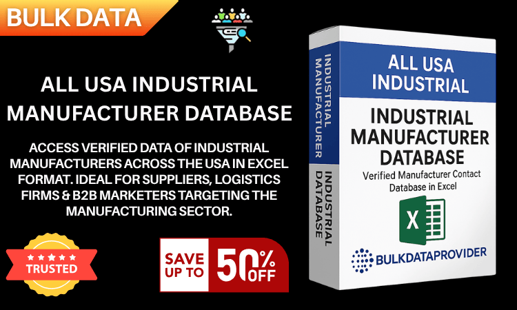 All USA Industrial Manufacturer Database – Verified Business Leads in Excel