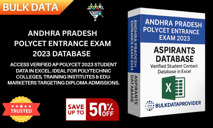 Buy Andhra Pradesh POLYCET 2023 Students Database – Verified Diploma Aspirant Leads in Excel