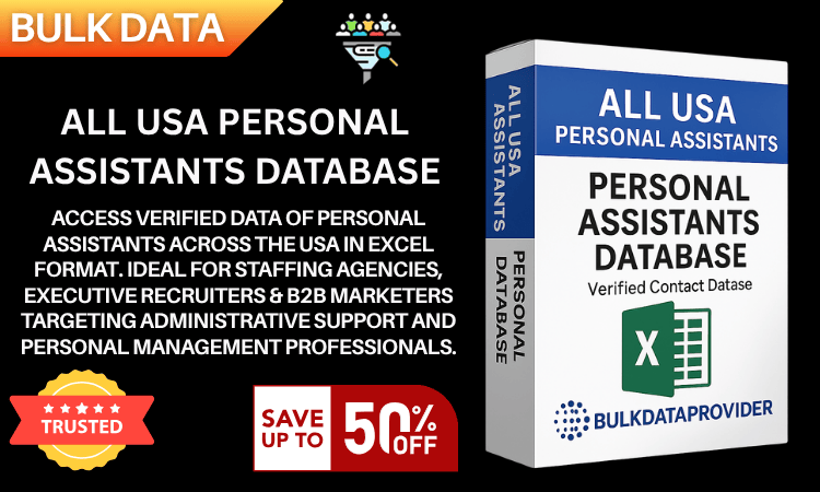 All USA Personal Assistants Database – Verified Staffing Leads in Excel