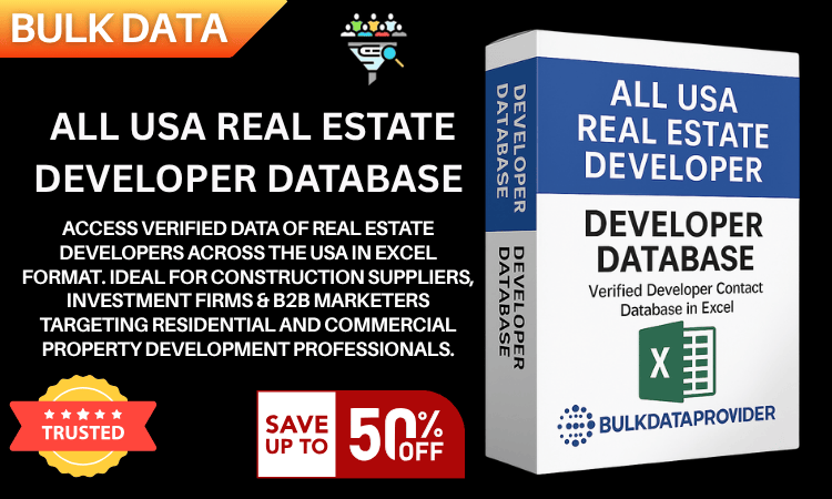 All USA Real Estate Developer Database – Verified Property Leads in Excel