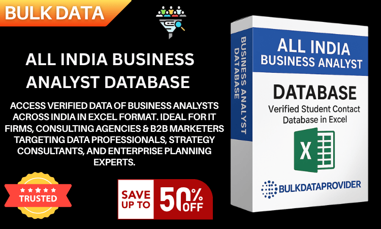 All India Business Analyst Database – Verified Professional Contacts in Excel