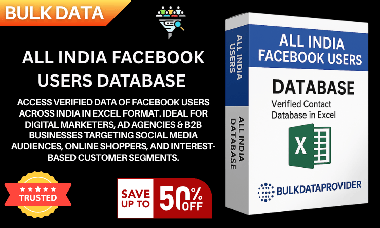 All India Facebook Users Database – Verified Social Media Leads in Excel