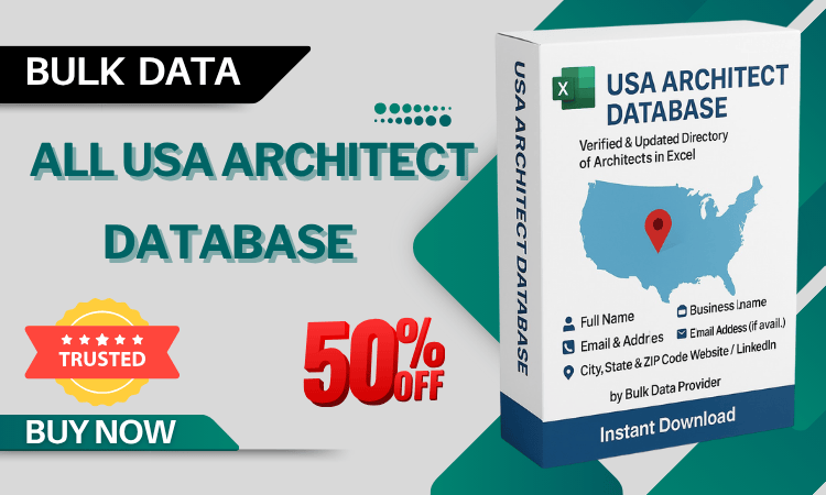 All USA Architect Database – Verified & Updated Contact Directory in Excel